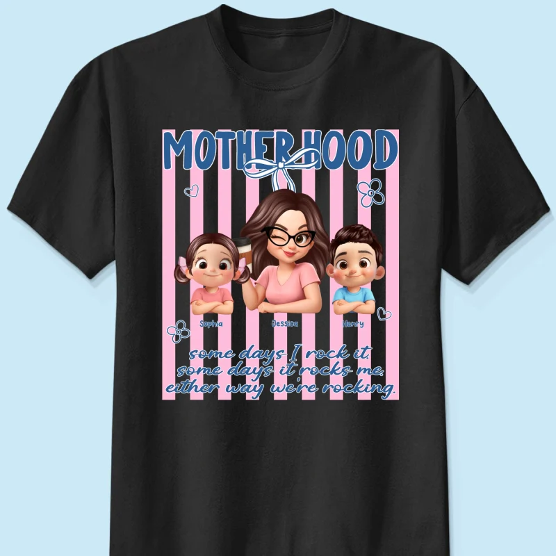 Rockin' the Motherhood - Personalized Shirt - Mother's Day Gift for Mom, Wife - Image 8
