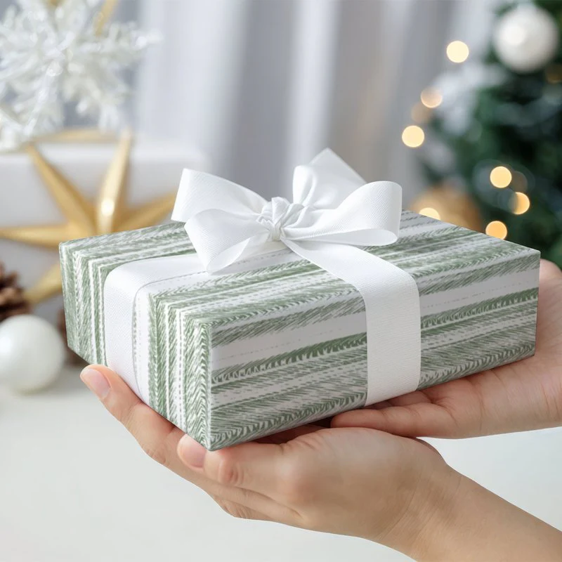 Sage Camouflage Gift Wrapping Paper - Image 5