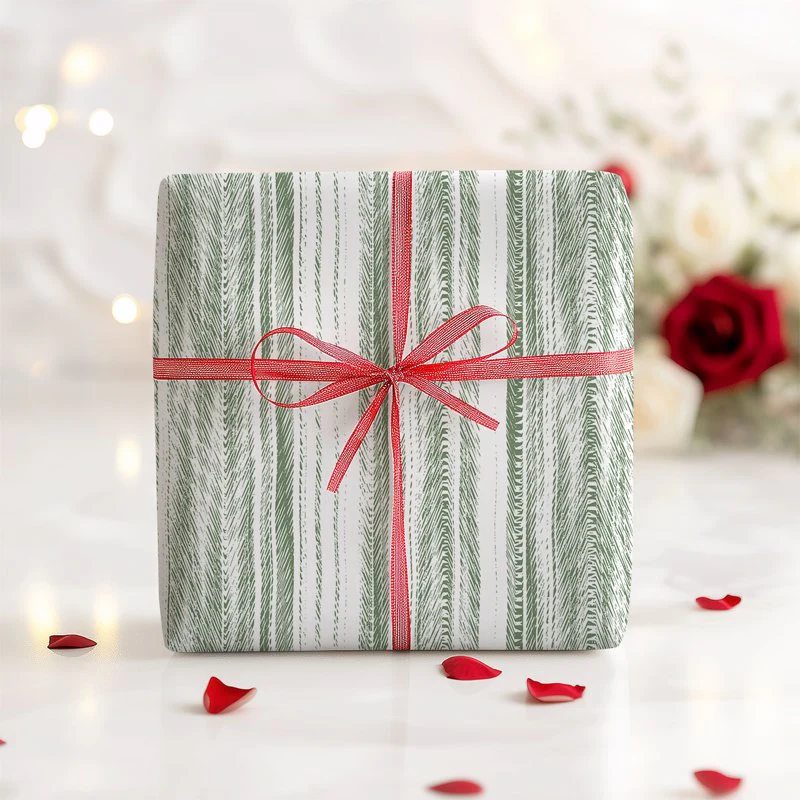 Sage Camouflage Gift Wrapping Paper - Image 6