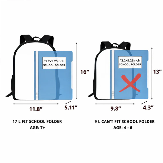 School Bus, Tractor for Boys Girls - Personalized Backpack - Back to School Backpack for Kids - Image 5