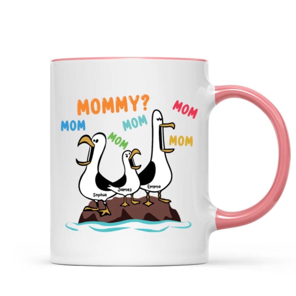Seagull Mom Mom Mom Colorful - Personalized Mug - Funny Mother's Day Gift For Mom - Image 15