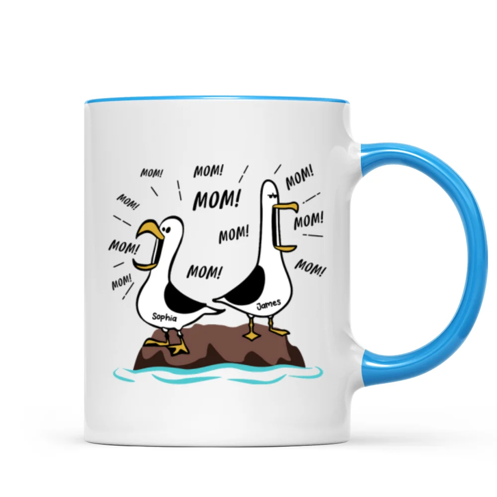 Seagull Mom Mom Mom Custom Name - Personalized Mug - Funny Mother's Day Gift For Mom - Image 13