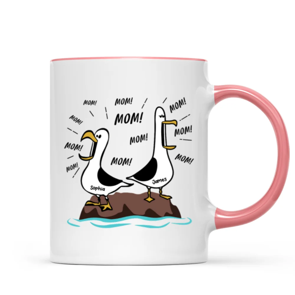 Seagull Mom Mom Mom Custom Name - Personalized Mug - Funny Mother's Day Gift For Mom - Image 14