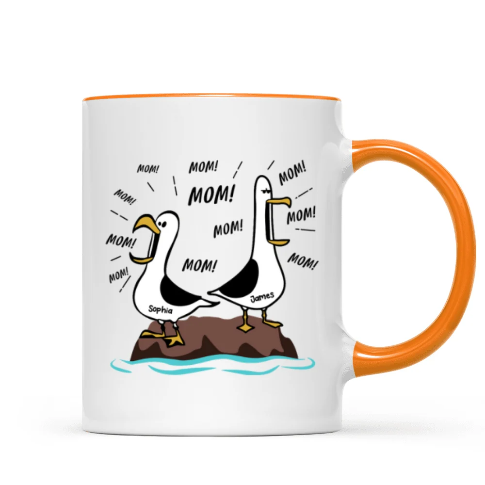 Seagull Mom Mom Mom Custom Name - Personalized Mug - Funny Mother's Day Gift For Mom - Image 15
