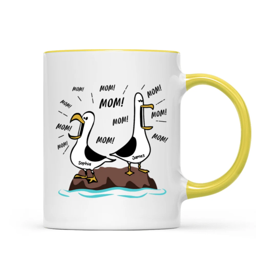 Seagull Mom Mom Mom Custom Name - Personalized Mug - Funny Mother's Day Gift For Mom - Image 16