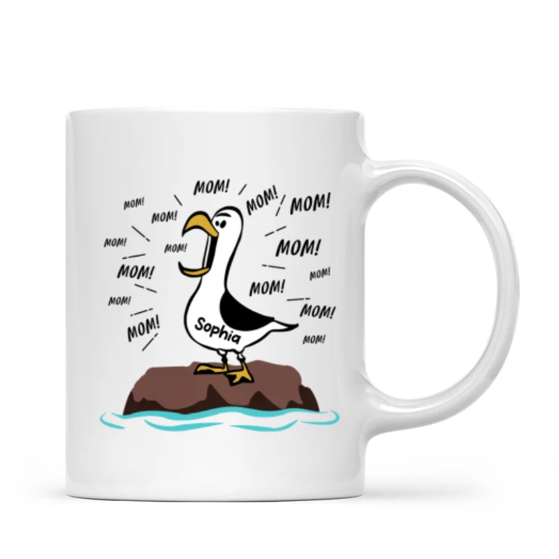 Seagull Mom Mom Mom Custom Name - Personalized Mug - Funny Mother's Day Gift For Mom - Image 17