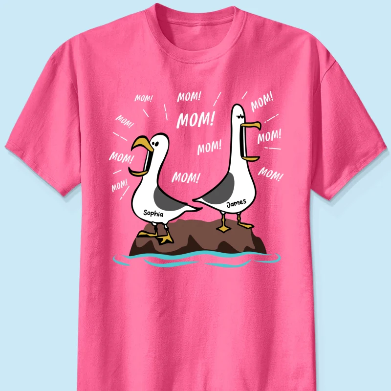 Seagull Mom Mom Mom Custom Name - Personalized Shirt - Funny Mother's Day Gift For Mom - Image 18