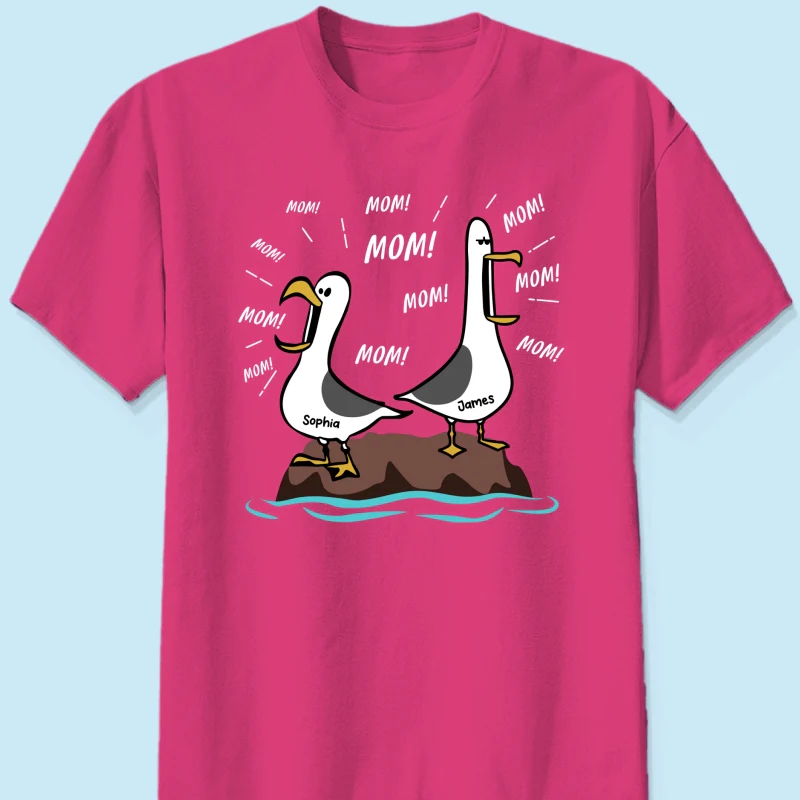 Seagull Mom Mom Mom Custom Name - Personalized Shirt - Funny Mother's Day Gift For Mom - Image 21