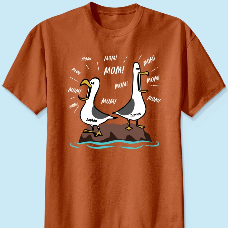 Seagull Mom Mom Mom Custom Name - Personalized Shirt - Funny Mother's Day Gift For Mom - Image 24