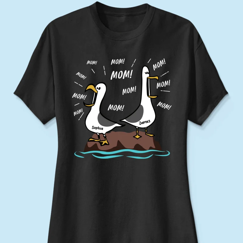 Seagull Mom Mom Mom Custom Name - Personalized Shirt - Funny Mother's Day Gift For Mom - Image 29