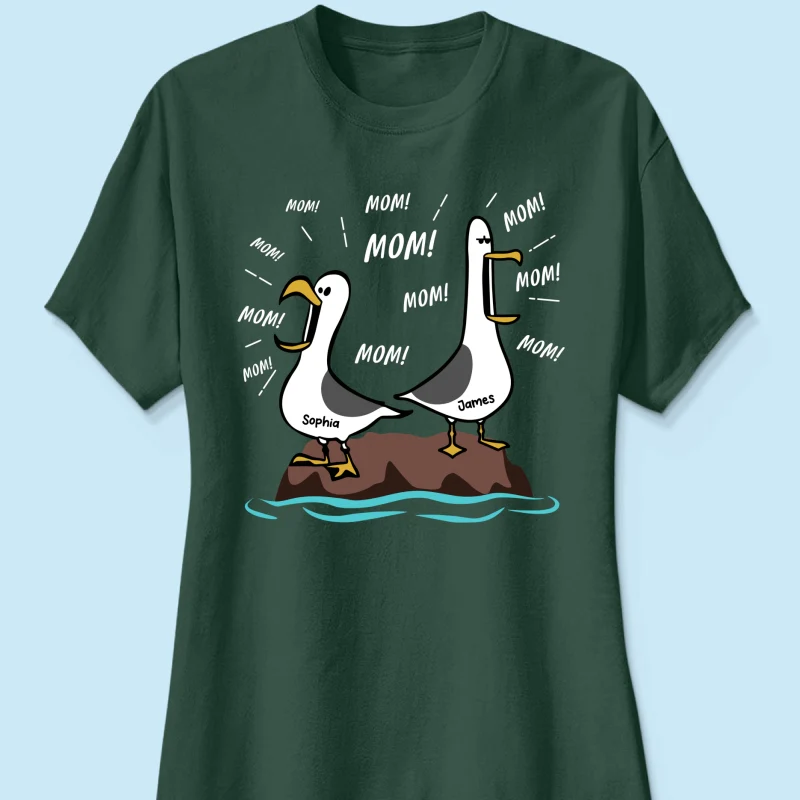 Seagull Mom Mom Mom Custom Name - Personalized Shirt - Funny Mother's Day Gift For Mom - Image 33