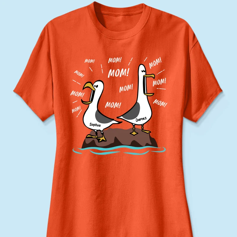 Seagull Mom Mom Mom Custom Name - Personalized Shirt - Funny Mother's Day Gift For Mom - Image 36