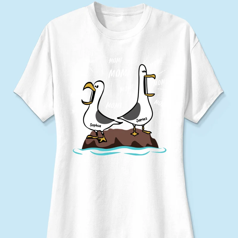 Seagull Mom Mom Mom Custom Name - Personalized Shirt - Funny Mother's Day Gift For Mom - Image 37