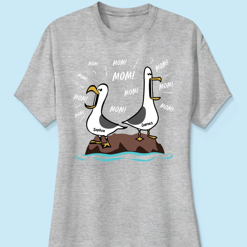 Seagull Mom Mom Mom Custom Name - Personalized Shirt - Funny Mother's Day Gift For Mom - Image 38