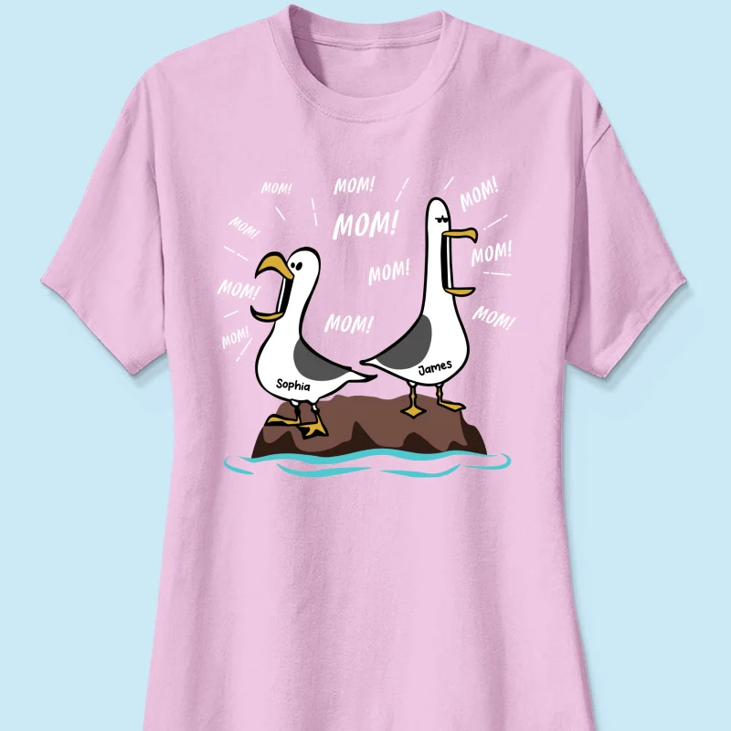 Seagull Mom Mom Mom Custom Name - Personalized Shirt - Funny Mother's Day Gift For Mom - Image 39