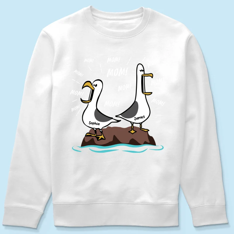 Seagull Mom Mom Mom Custom Name - Personalized Shirt - Funny Mother's Day Gift For Mom - Image 46
