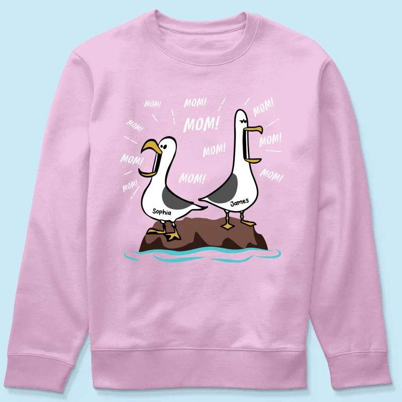 Seagull Mom Mom Mom Custom Name - Personalized Shirt - Funny Mother's Day Gift For Mom - Image 48