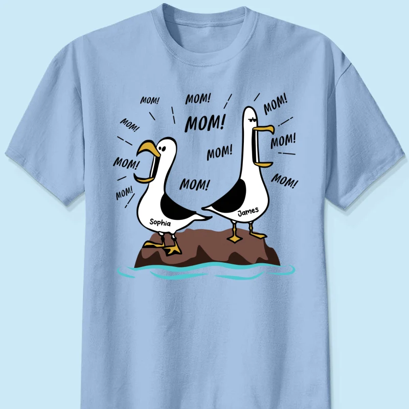 Seagull Mom Mom Mom - Personalized Shirt - Funny Mother's Day Gift For Mom - Image 15