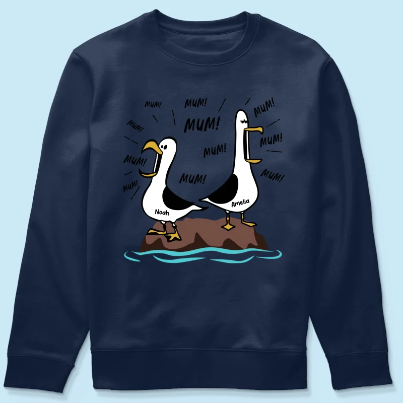 Seagull Mum Mum Mum Custom Name - Personalised Shirt - Funny Mother's Day Gift For Mum - Image 21