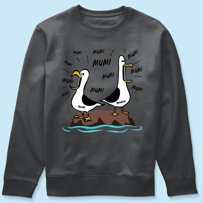 Seagull Mum Mum Mum Custom Name - Personalised Shirt - Funny Mother's Day Gift For Mum - Image 22