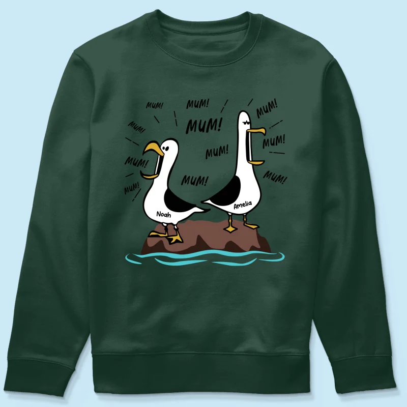 Seagull Mum Mum Mum Custom Name - Personalised Shirt - Funny Mother's Day Gift For Mum - Image 23