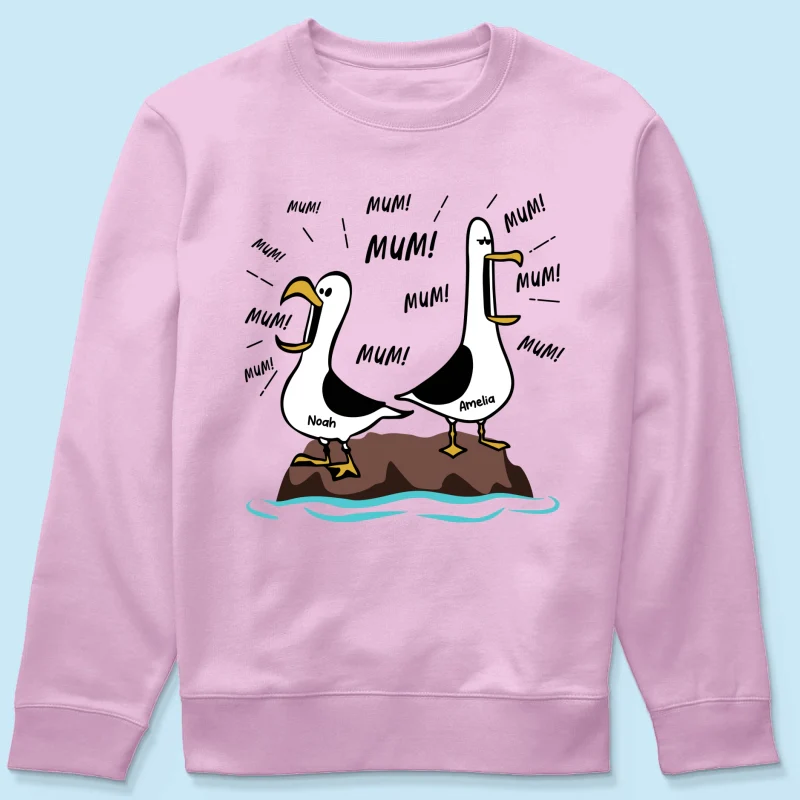 Seagull Mum Mum Mum Custom Name - Personalised Shirt - Funny Mother's Day Gift For Mum - Image 27