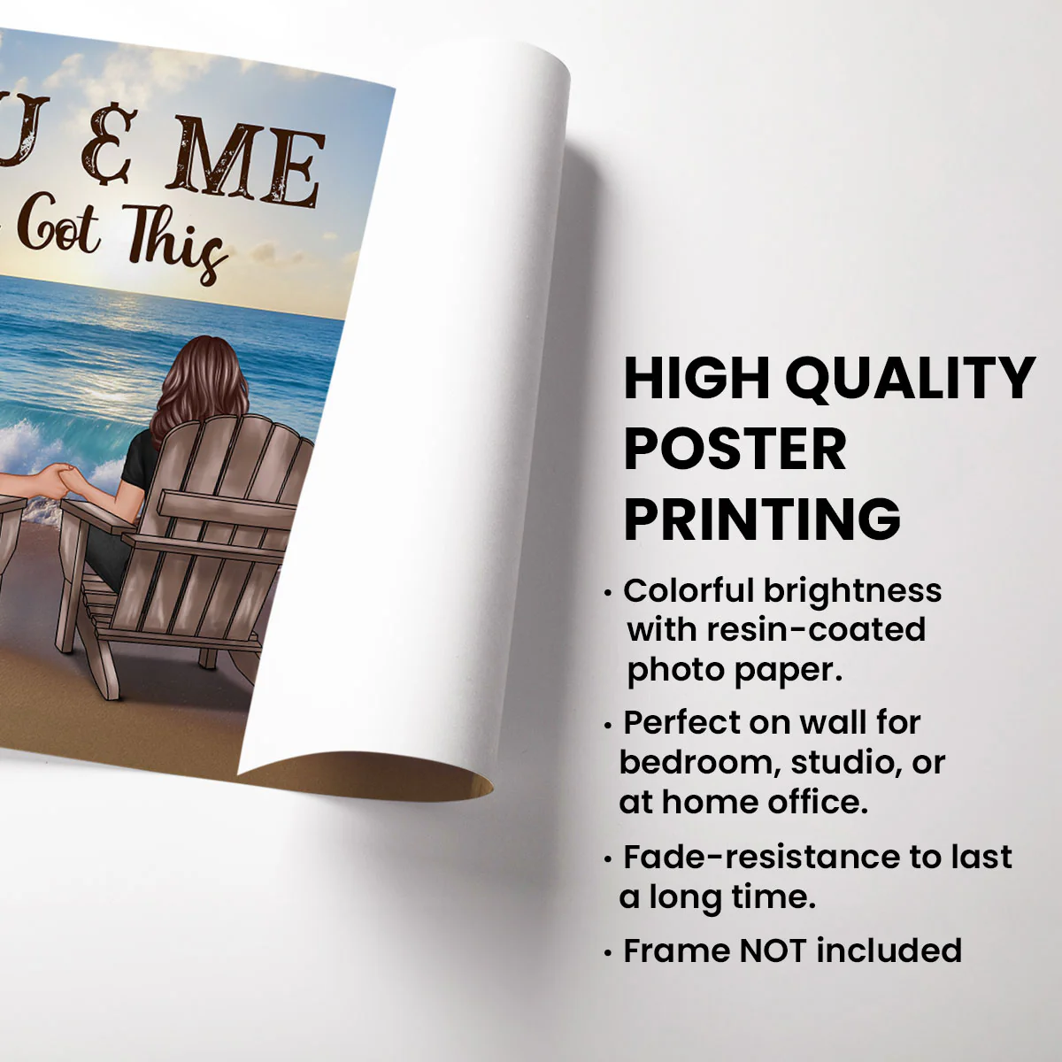 Seaside Signs of Us Personalized Poster, Anniversary Gift for Couples, for Him, for Her - Image 7