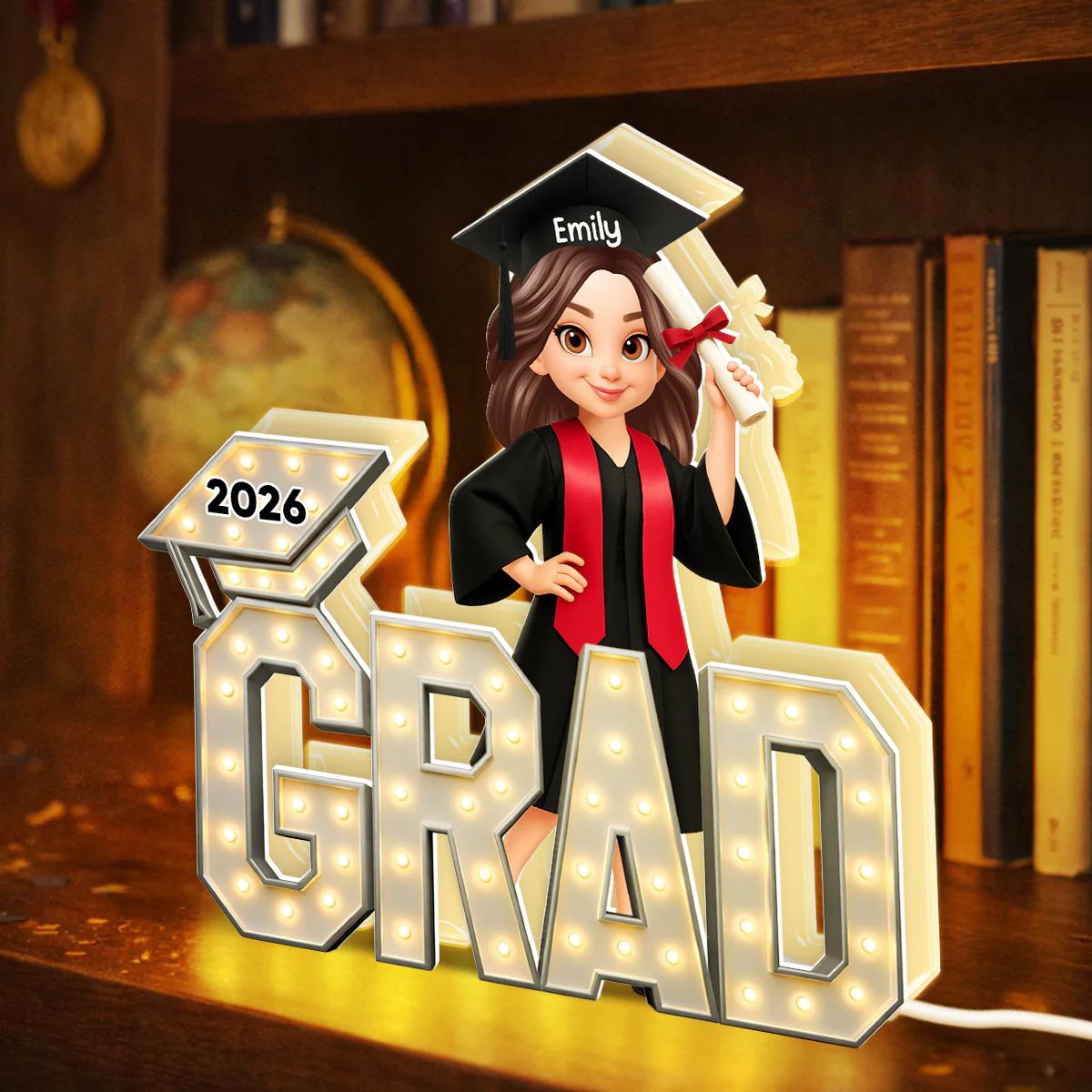 Senior Grad Marquee Pattern - Personalized Light Box - Sentimental Gift for Seniors, Daughter, Son, Grandkids - Image 7