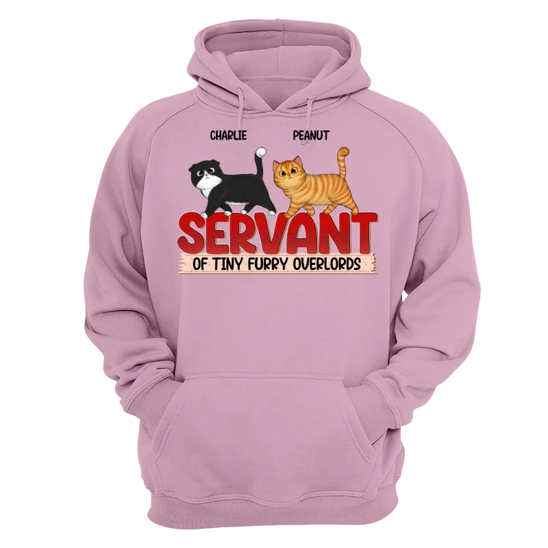 Servant Of Walking Fluffy Cat Gift For Cat Lover Personalized Shirt - Image 15