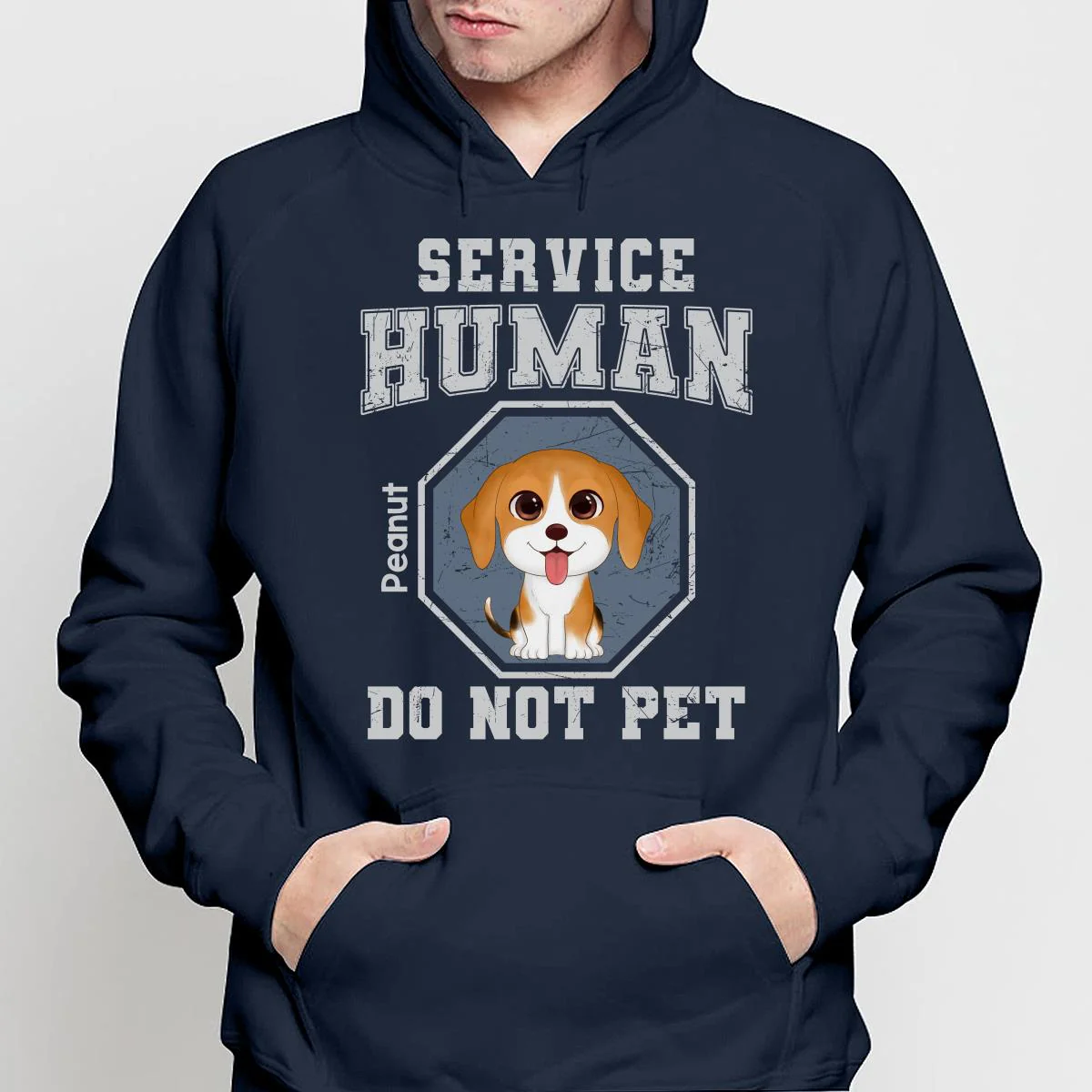 Service Human Do Not Pet Watercolor Cute Dogs Personalized Shirt - Image 4
