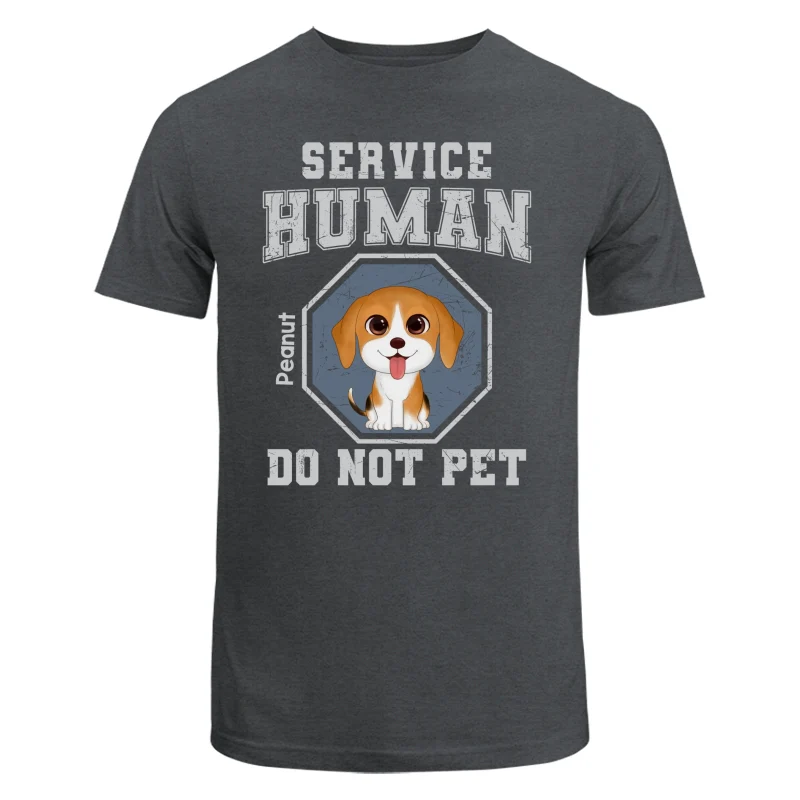 Service Human Do Not Pet Watercolor Cute Dogs Personalized Shirt - Image 7