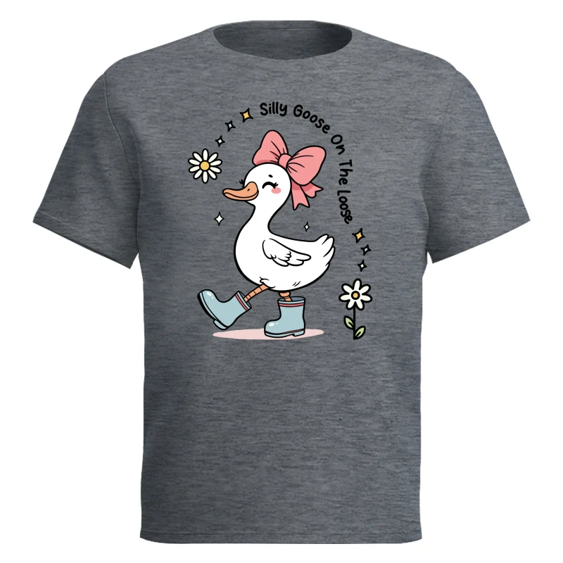 Silly Goose On The Loose Funny Shirt For Kid, Little Girl - Image 11