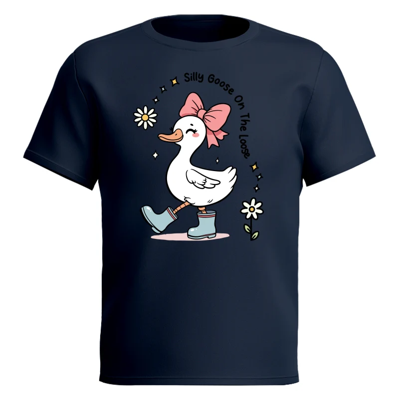 Silly Goose On The Loose Funny Shirt For Kid, Little Girl - Image 12