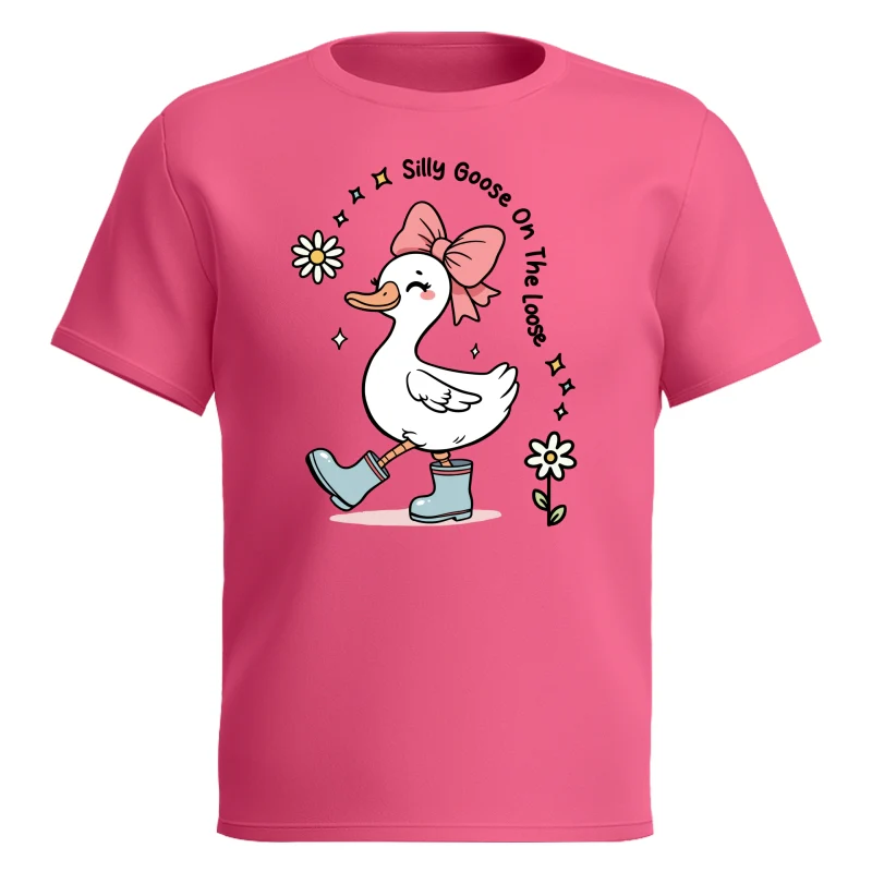 Silly Goose On The Loose Funny Shirt For Kid, Little Girl - Image 15
