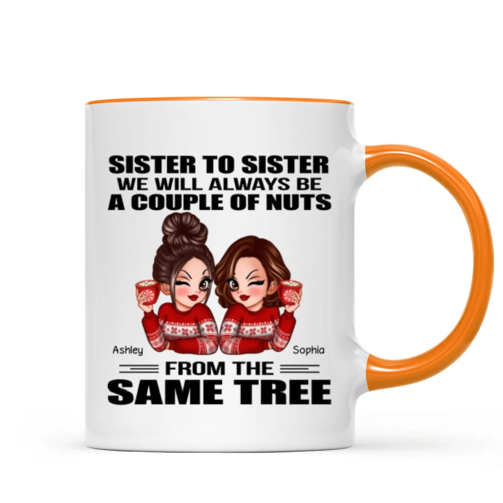 Sister To Sister Personalized Mug, Christmas Gift - Image 13