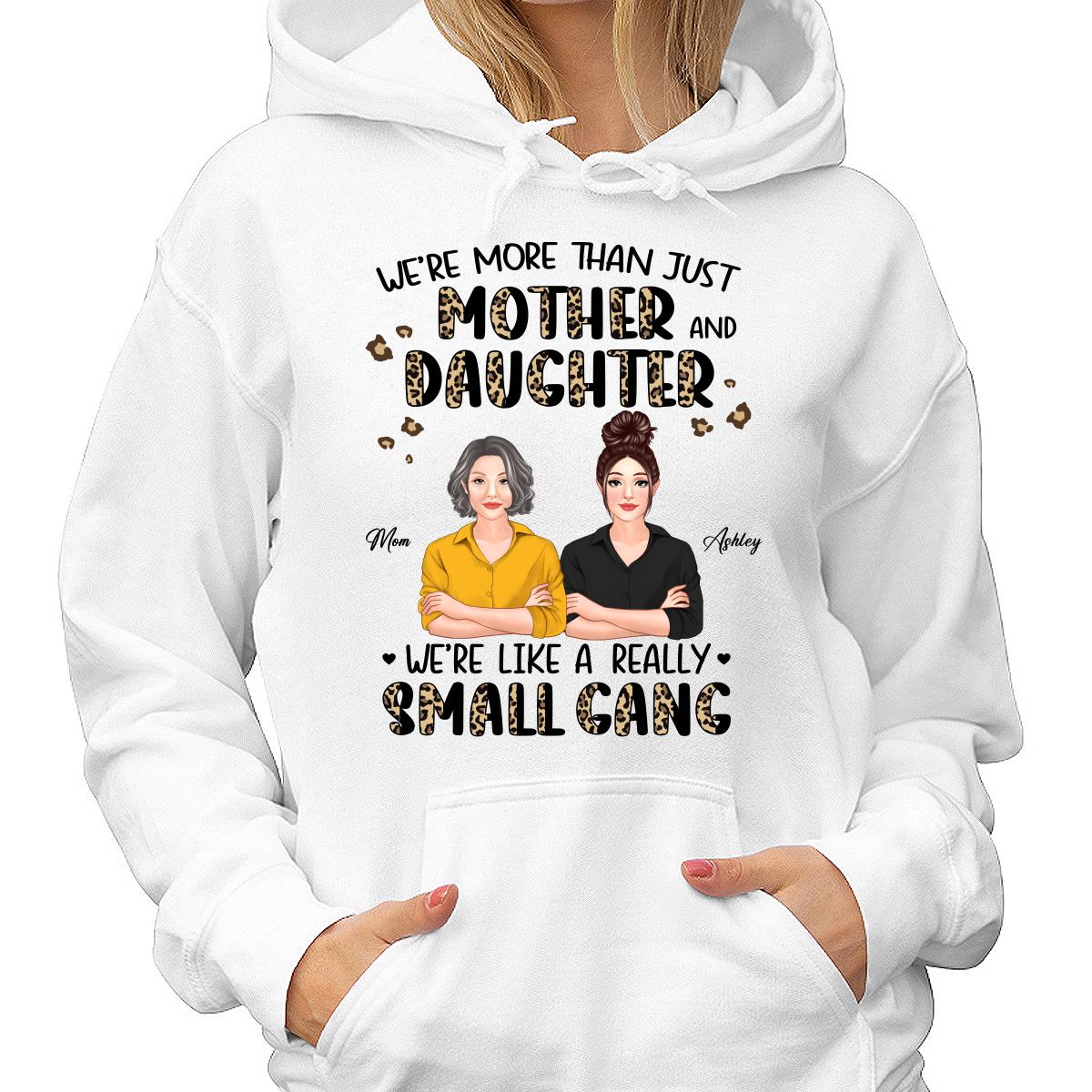 Small Gang Leopard Realistic Mother And Daughter Personalized Shirt - Image 4