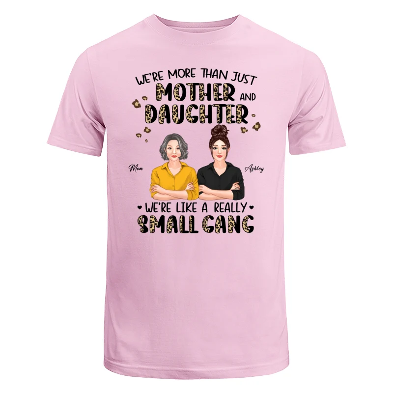 Small Gang Leopard Realistic Mother And Daughter Personalized Shirt - Image 7