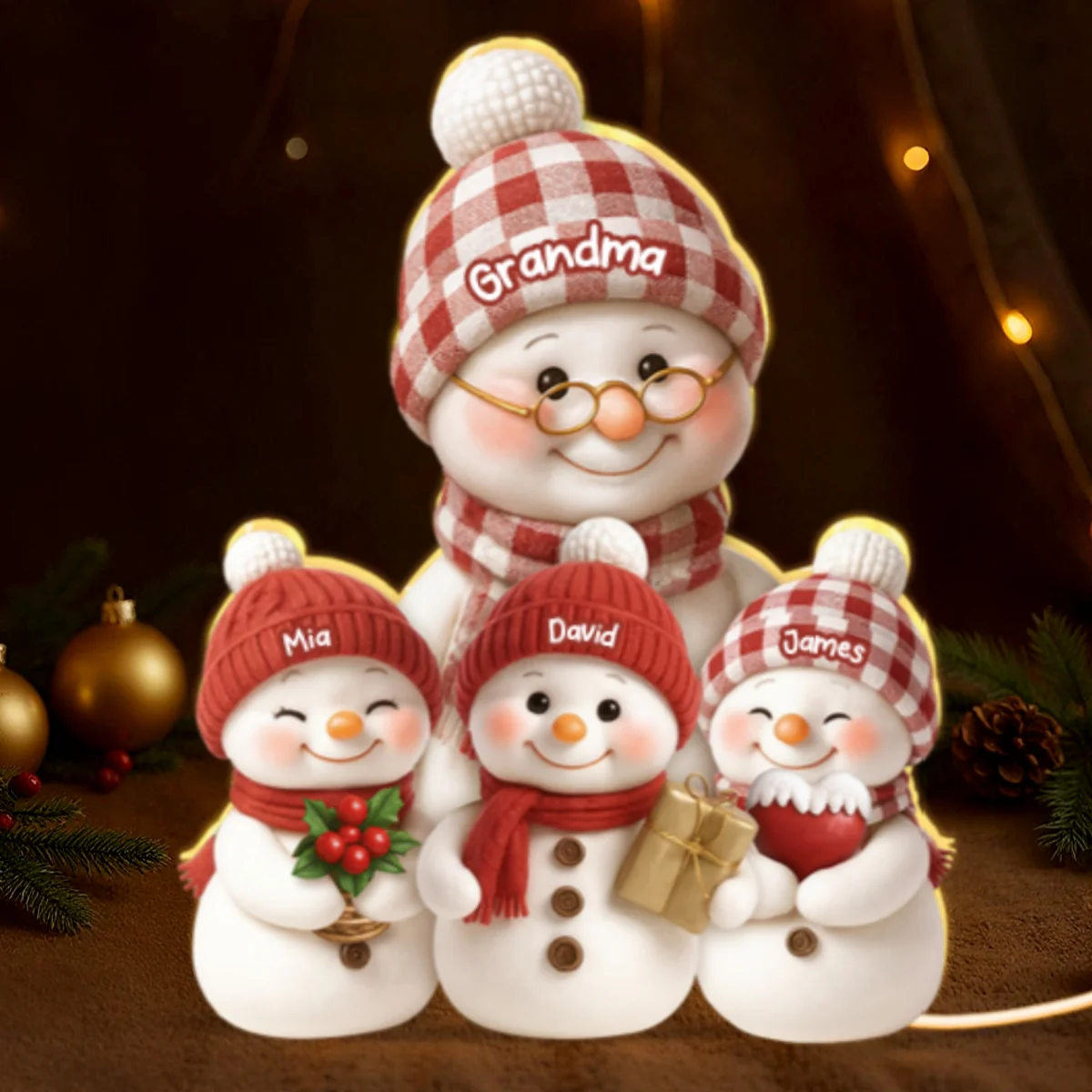 Eternal Glow – Custom Night Light | Heartfelt Christmas Gift for for Grandma, Mom, Family, Couple - Image 11