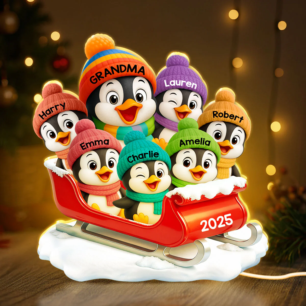 Eternal Glow – Custom Night Light | Heartfelt Christmas Gift for for Grandma, Mom, Family, Couple - Image 4