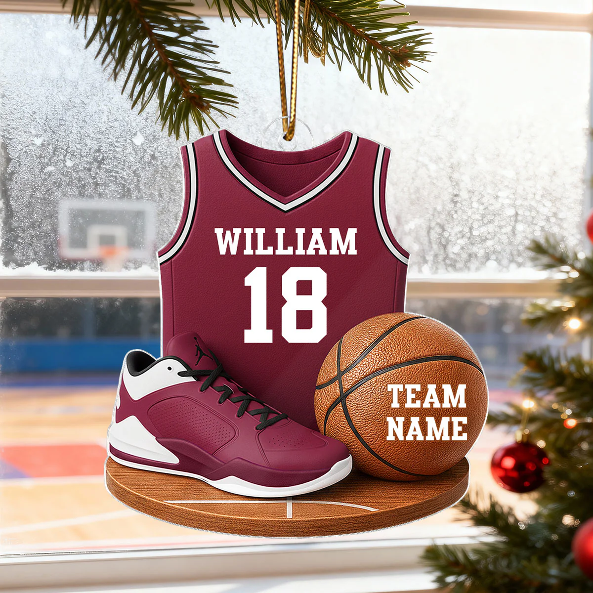 Custom Sports Keepsake - Personalized 3D Sport Acrylic Ornament - Christmas Gift for Son, Daughter, Grandson, Granddaughter - Image 11