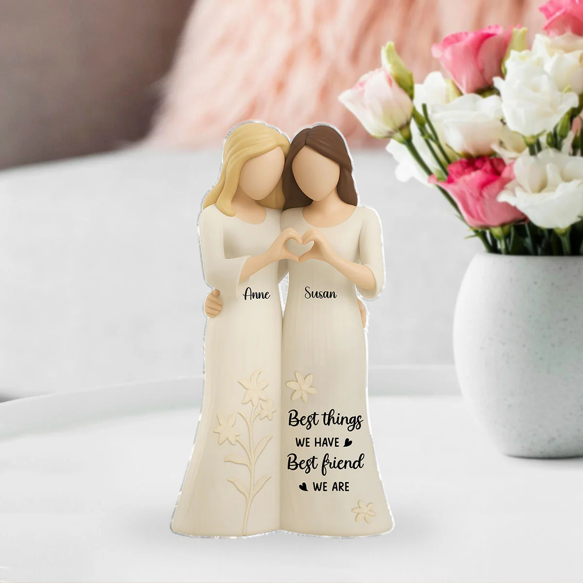 Soul Sister Friendship Personalized Acrylic Block, Gifts for Best Friend, Bestie Birthday Gift - Image 2