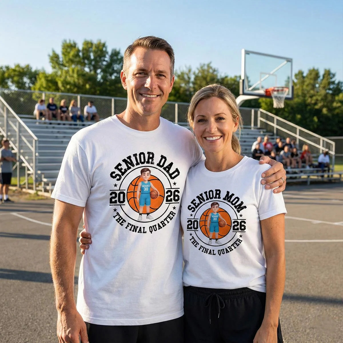 Sport Senior Proud Mom Dad Of Graduate - Personalized Shirt - Basketball, Baseball, Football - Image 11