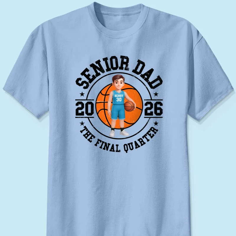 Sport Senior Proud Mom Dad Of Graduate - Personalized Shirt - Basketball, Baseball, Football - Image 27