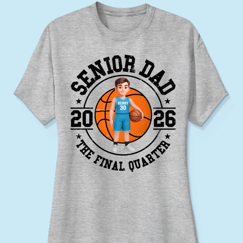 Sport Senior Proud Mom Dad Of Graduate - Personalized Shirt - Basketball, Baseball, Football - Image 42