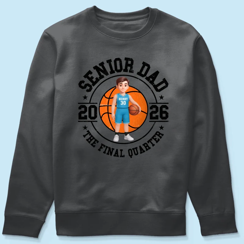 Sport Senior Proud Mom Dad Of Graduate - Personalized Shirt - Basketball, Baseball, Football - Image 49