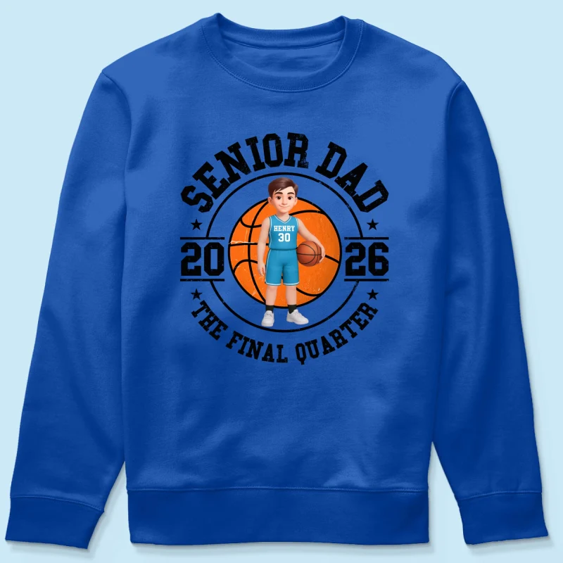 Sport Senior Proud Mom Dad Of Graduate - Personalized Shirt - Basketball, Baseball, Football - Image 51
