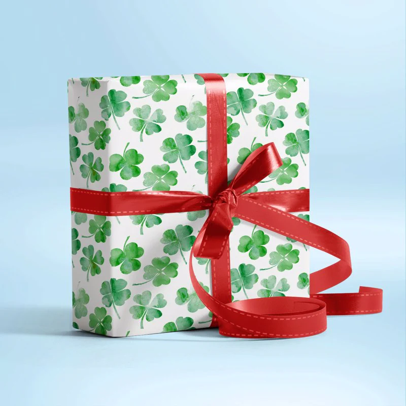 St. Patrick's Day Lucky Find Gift Wrapping Paper - Image 3