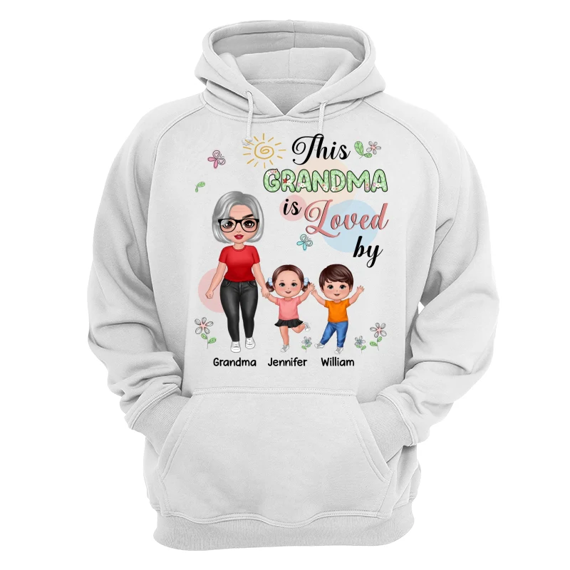 Standing Doll Mom Grandma Kids Personalized Shirt - Image 13