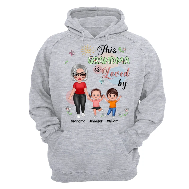 Standing Doll Mom Grandma Kids Personalized Shirt - Image 14