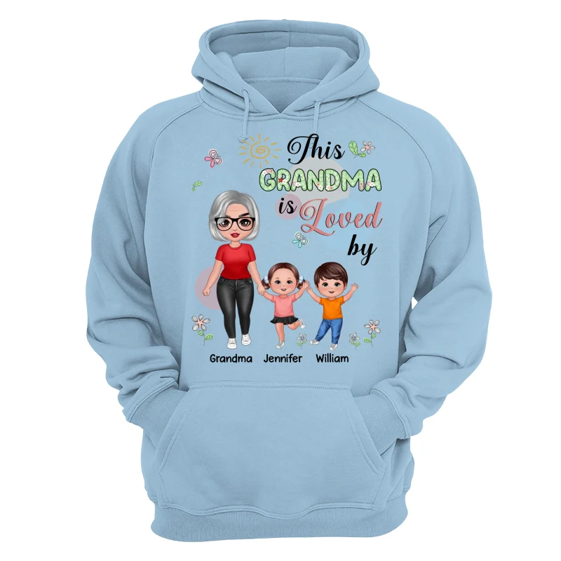 Standing Doll Mom Grandma Kids Personalized Shirt - Image 16